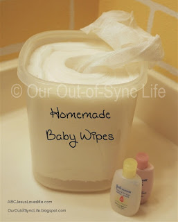 Homemade Baby Wipes