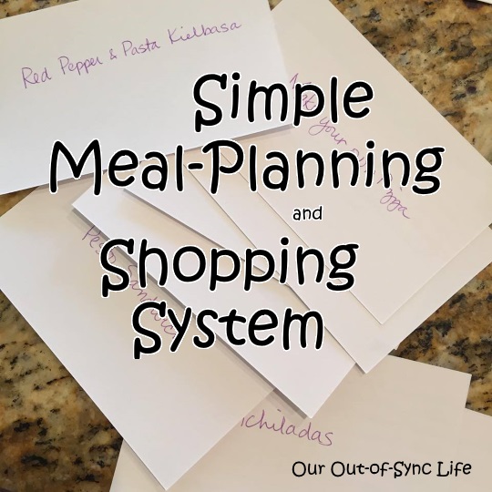 Simple Meal-Planning and Shopping System
