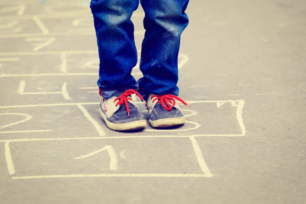 hopscotch board