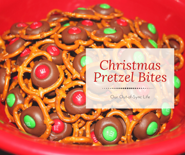 Christmas Pretzel Bites