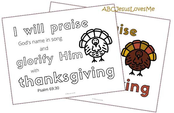 christian thanksgiving coloring pages for kids