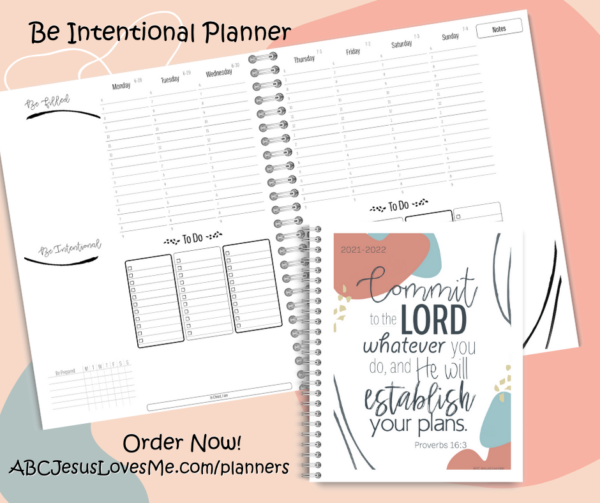 Be Intentional Planner