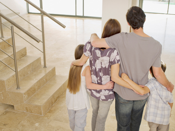 Special needs family at church.