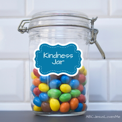 Kindness Jar Full of Halloween Candy