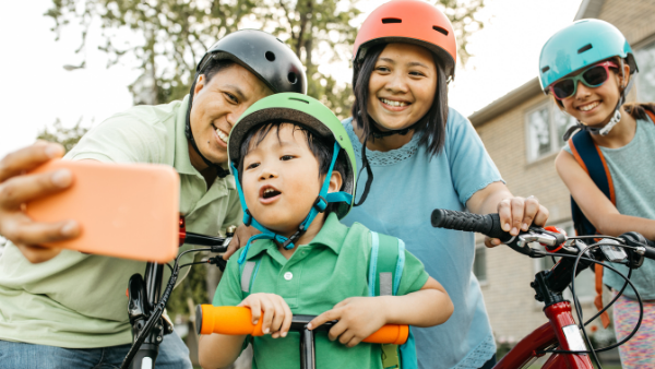 Family Vacation Biking