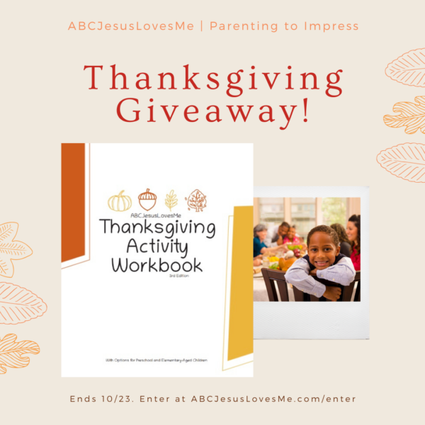 Thanksgiving Workbook Giveawawy