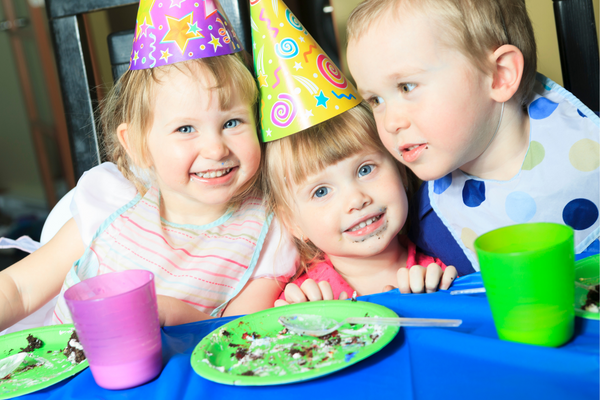 Children at a birthday party