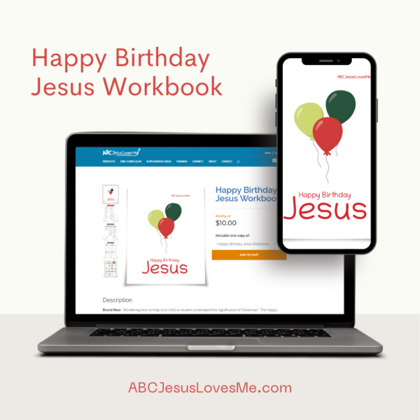 ABCJesusLovesMe Happy Birthday Jesus Workbook