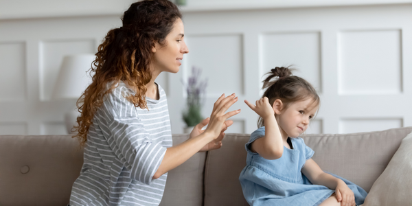 Child ignoring the parent.