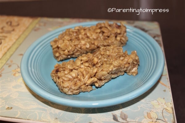 Parenting to Impress Homemade Granola Bars