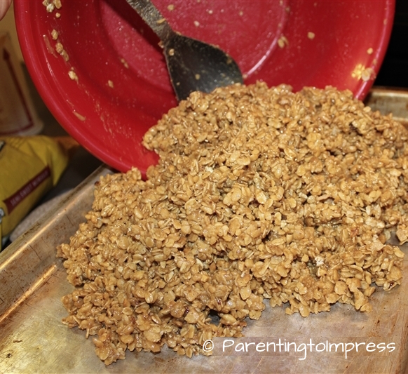 Parenting to Impress Homemade Granola Bars