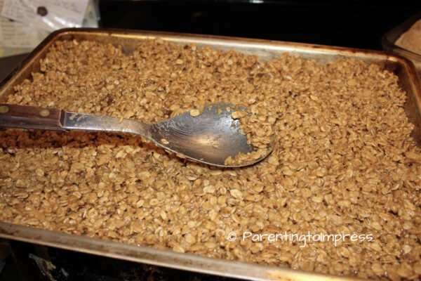 Parenting to Impress Homemade Granola Bars