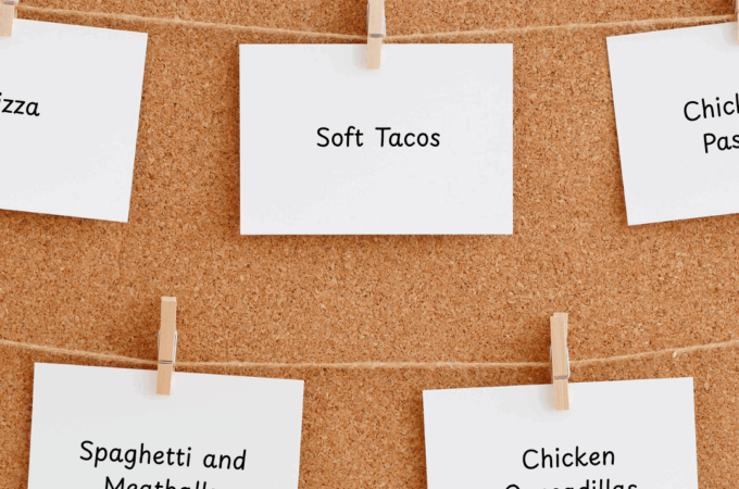 Recipe Meal Cards
