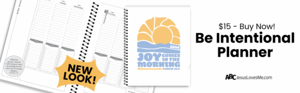 Be Intentional Planner Banner