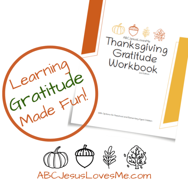 ABCJesusLovesMe Thanksgiving Gratitude Workbook