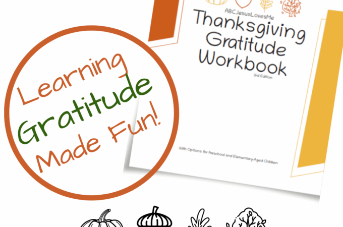 ABCJesusLovesMe Thanksgiving Gratitude Workbook
