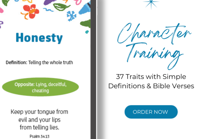 ABCJesusLovesMe Character Training Printable